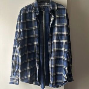 Vintage Polo Ralph Lauren Shirt Size XL RRL Cowboy Workshirt Plaid Long Sleeve